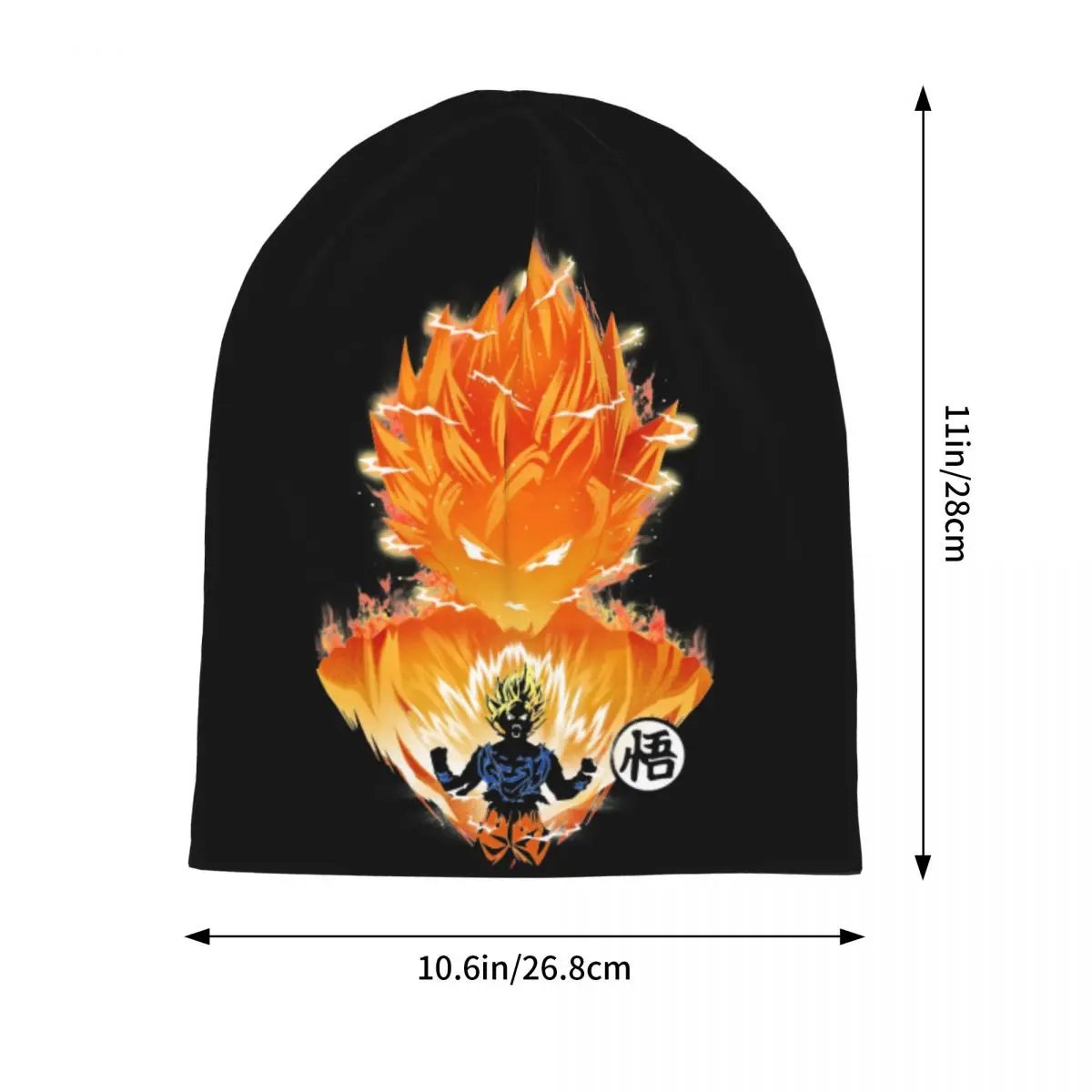 Классическая шапка-бини Angry Super Saiyan Skullies Dragon Ball в стиле хип-хоп уличная кепка