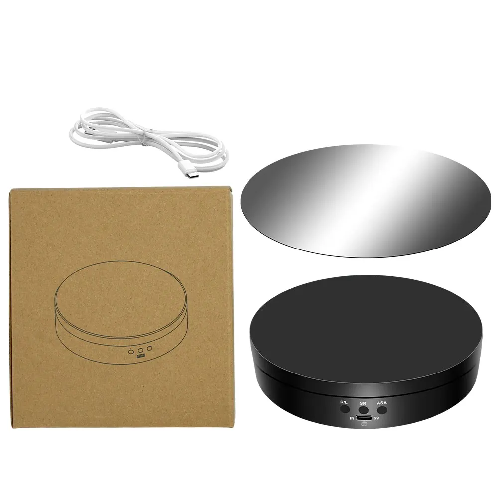 

360 ° Вращающаяся Электрическая Подставка Для Демонстрации Товаров, Бесшумный Вращающийся Столик Для Ювелирных Изделий