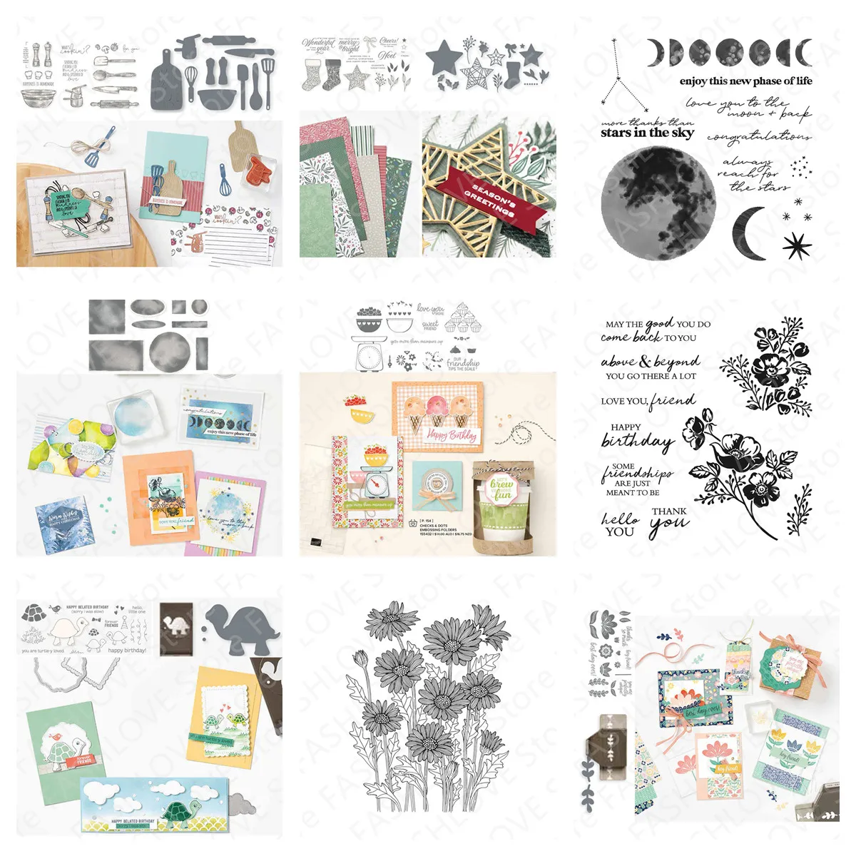 

Metal Cutting Die And Clear Stamps Scrapbooking Album Decoration For DIY Card Making Dies 2022 New Arrivals Craft Supplies
