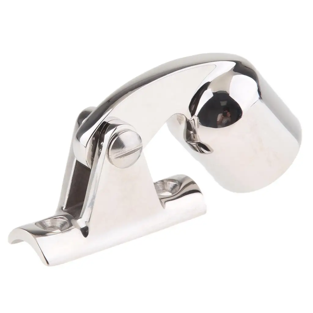 

Boat Bimini Top Eye End 120 Degree Angled Deck Hinge Stainless Steel