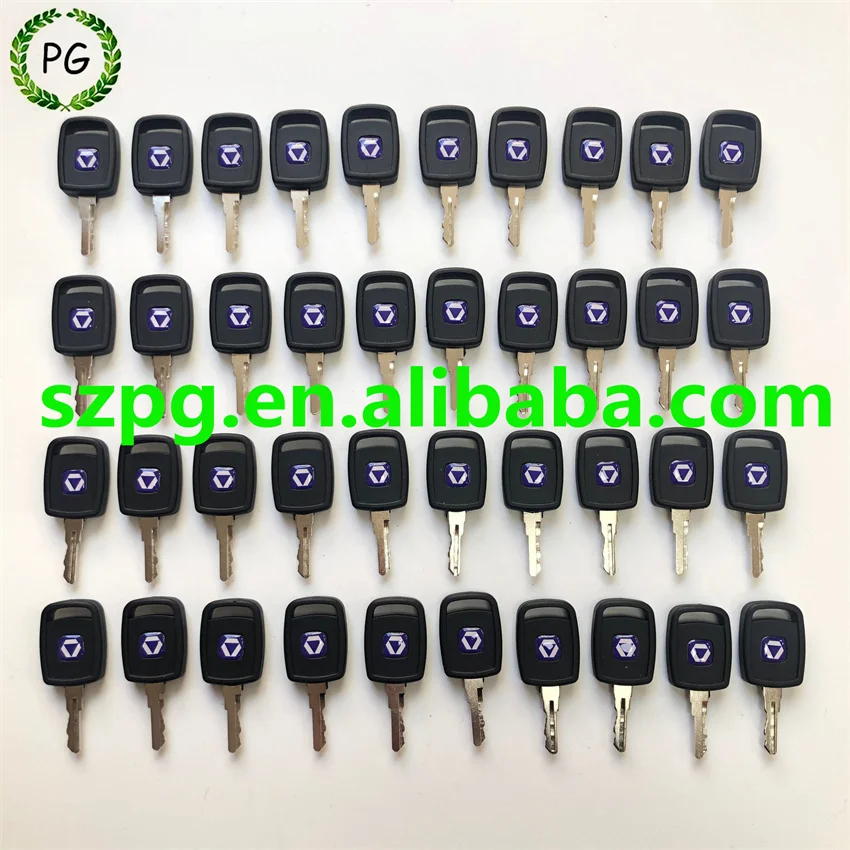 

40PCS XCMG Key For Xugong Liugong Loader 30E 40B 50C 50CN 855 856 Electric Lock Key