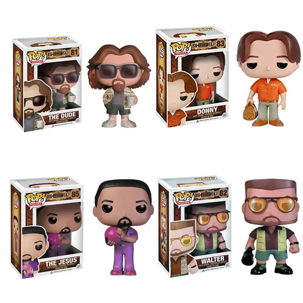 Фигурки героев фильмов Funko Pop The Big Lebowski Dude #81 Донни #83 Иисус #85 виниловые фигурки