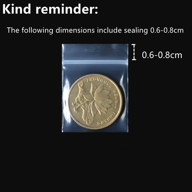 100 шт. пластиковые пакеты с застежкой-молнией для упаковки еды | Дом и сад