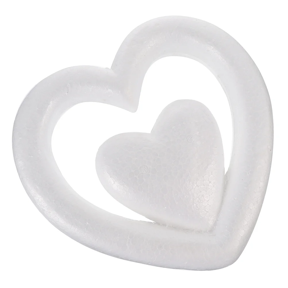 

Heart Craft Wreath Polystyrene Styrofoam Ring Ringswedding Shapewhite Floral Shapes Hearts Sphere Decoration Egg Easter