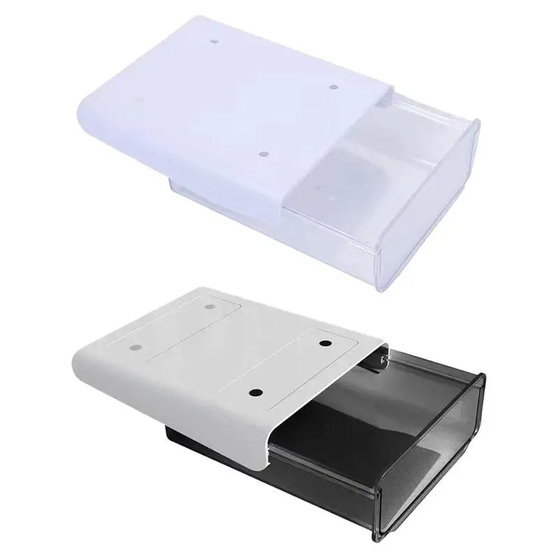 Under Table Drawer Mount Self-adhesive Attachable Drawer Sli