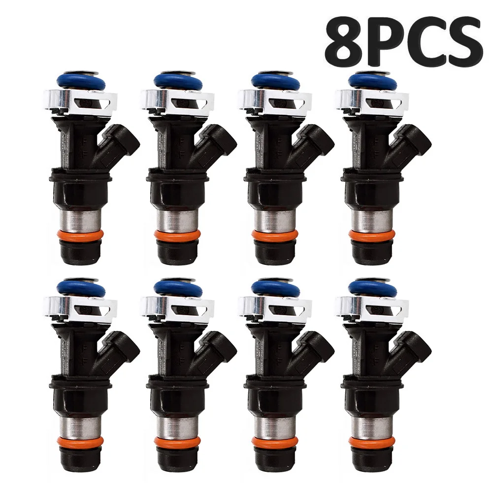 

8pcs Car Upgrade Fuel Injectors 25317628 For Silverado 2500/3500 6.0L 1999-2006 For Cadillac 5.3L 2002-2006 For SSR 5.3L 2003-06