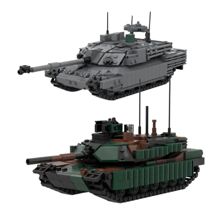 Конструктор MOC 753 детали: Современный основной боевой танк, сборная модель из мелких деталей, коллекционная игрушка-украшение с антенной (art.: 3920dc0d7e856) - 3920dc0d7e856