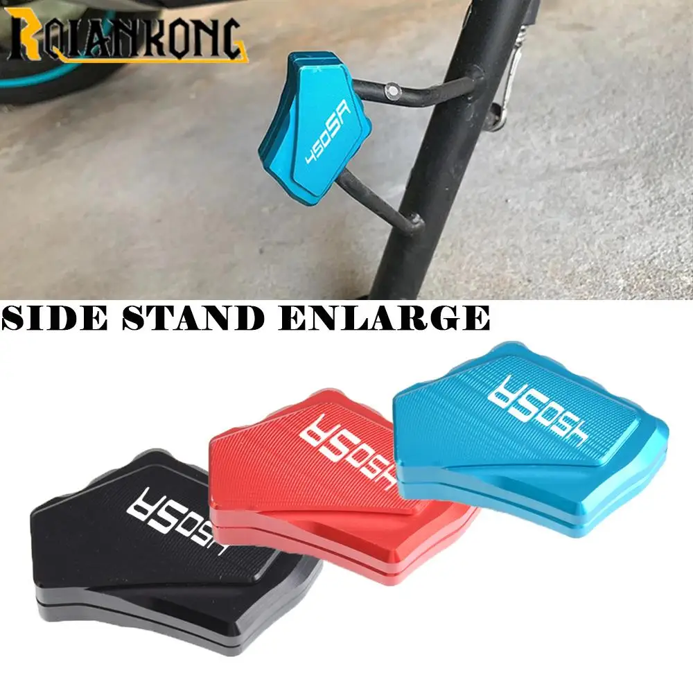 

For CFMOTO 450SR 450 SR 2022 Motorcycle Accessories Kickstand Foot Side Stand Enlarge Enlarger Sidestand Extension Pad Support