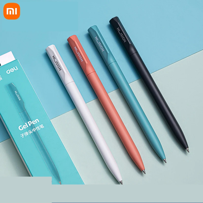 

Xiaomi Youpin ns552 Right-hand rotating neutral pen black 0.5 signature pen metal heavy feel business office pen Gift