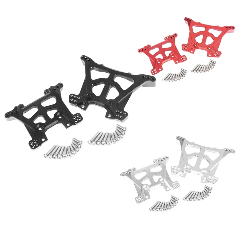 

Металлическая передняя амортизационная башня для Traxxas 1/10 Slash 4X4 6838 6839 нержавеющий полноприводный Радиоуправляемый автомобиль, обновленные ...
