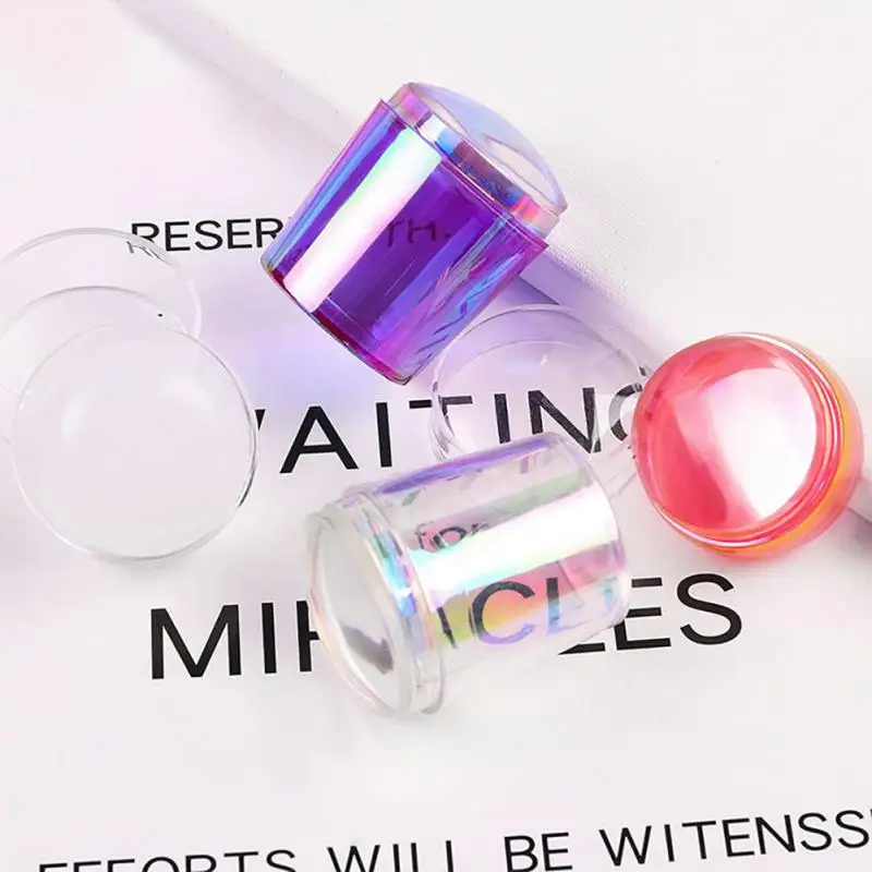 

1 шт., прозрачный силиконовый штамп для ногтей