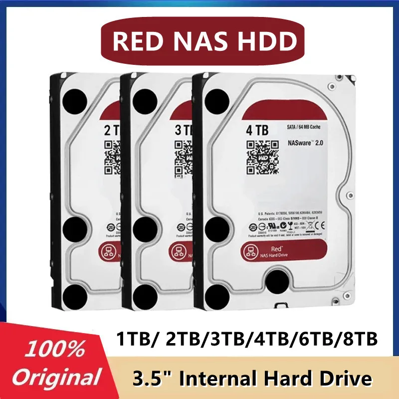 Жесткий диск Nas HDD 1 ТБ 2 ТБ 4 ТБ 6 ТБ 8 ТБ 3,5 дюйма | AliExpress