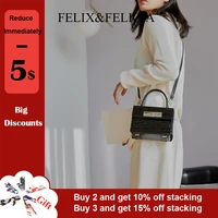 felixfelicia factory brand genuine leather handbag shoulder bag for women 2022 designer luxury crossbody fashion top handle bag