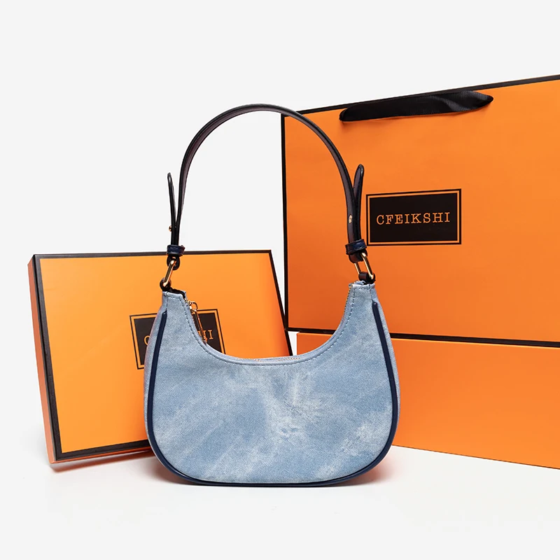 

2022 New Fashion Ladies Frosted One-shoulder Messenger Large-capacity Handbag All-match Underarm Bag Famous Luxury Designer Sac