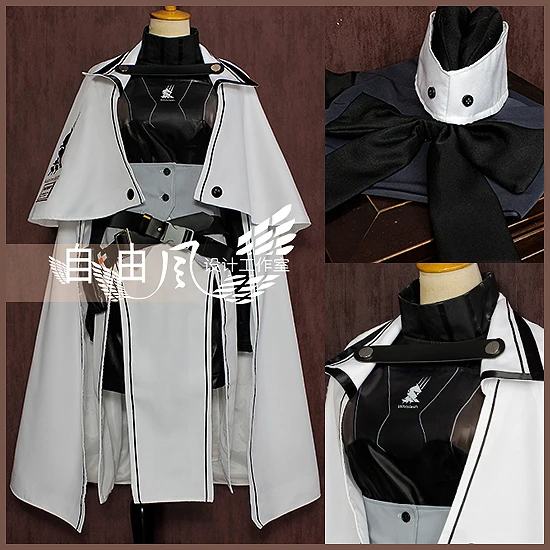 

COS-HoHo [Customized] Anime Arknights Whislash RHODES ISLAND Game Suit Uniform Cosplay Costume Halloween Party Outfit Women