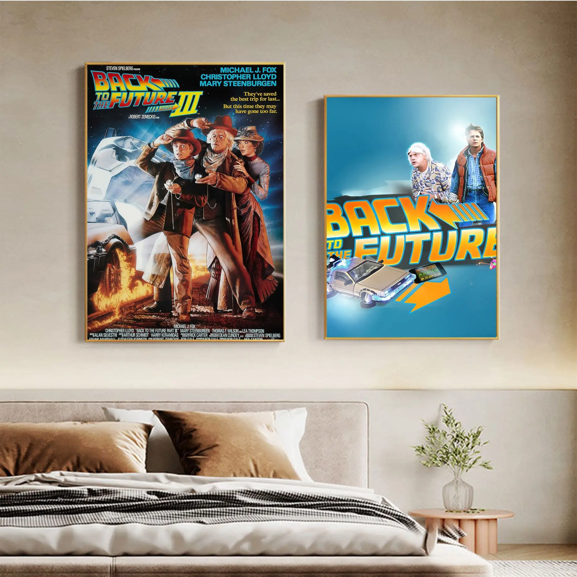 

Back To The Future DIY Sticky Poster Whitepaper Prints Posters Artwork Aesthetic Art Wall Painting