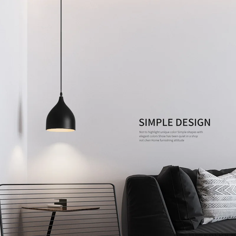 Светильник ресторана Led простой современной личности с тремя головами обеденной комнаты Nordic модной бар висячий.