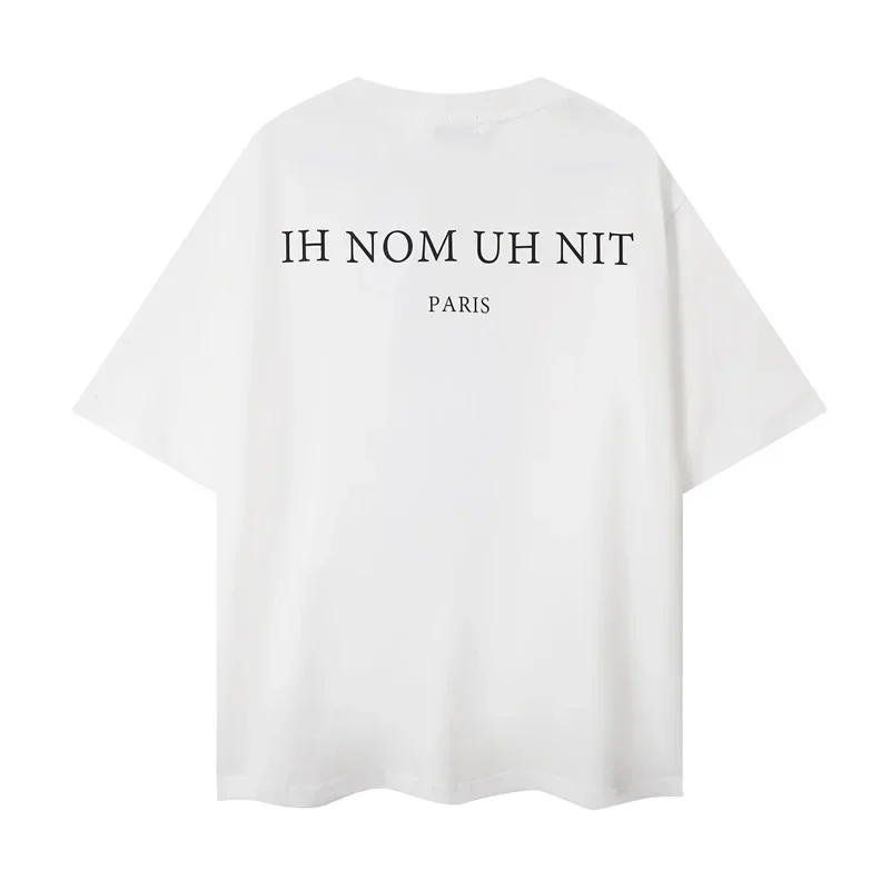 Футболки NOM IH UH NIT для мужчин и женщин лучшее качество классический узор с принтом