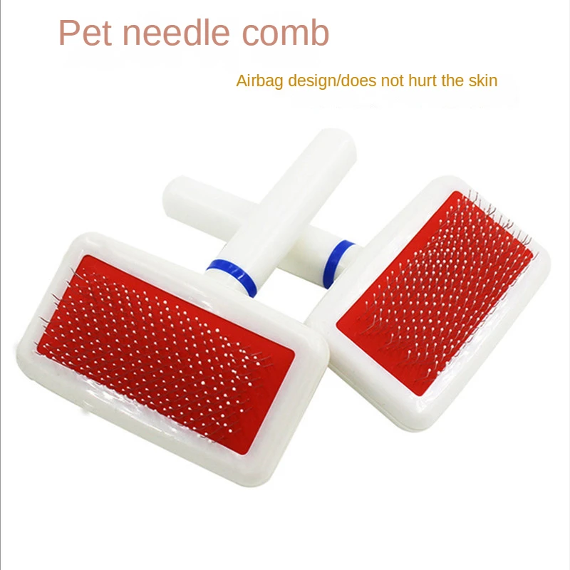 

Self Cleaning Slicker Brush for Dog and Cat Steel Needle Hair Removal Comb for Dogs and Cats Pet Pro Grooming Tool Cepillo Gatos