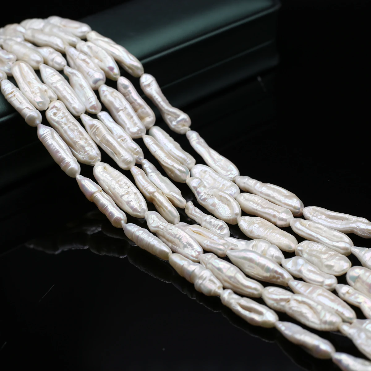 8x20 мм жемчуг в форме зубочисток стиле барокко натуральный пресноводный