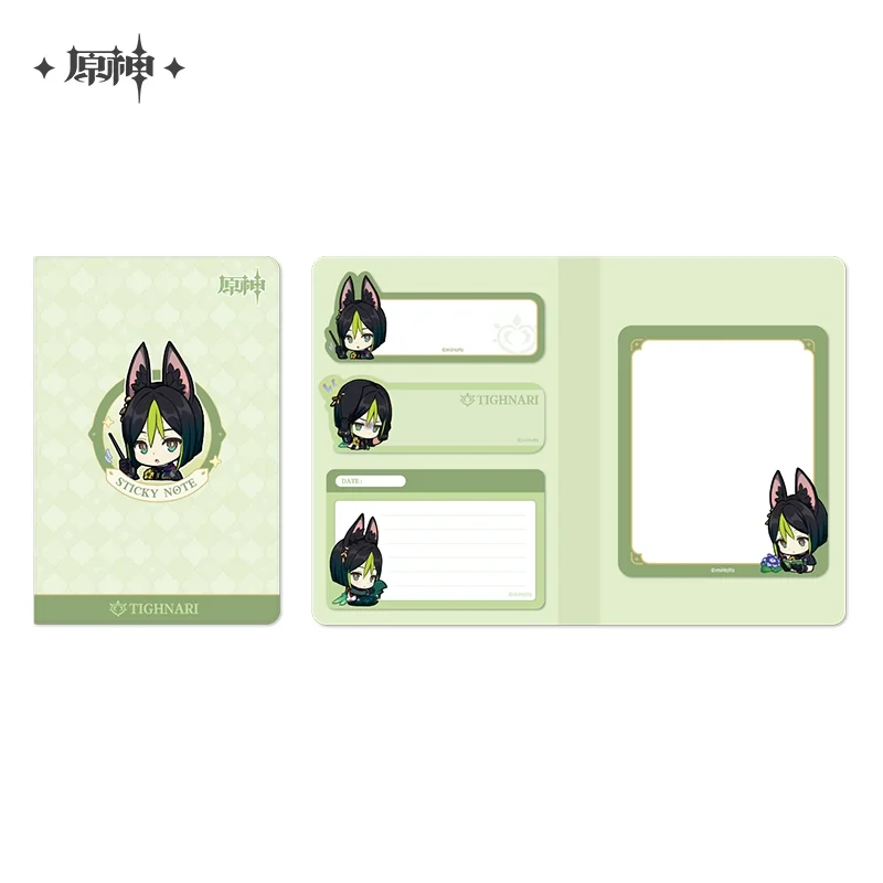 Фото Официальный товар Sunsyea Genshin Impact Merch из серии miHoYo Tignari, цветная доска, подставка для карт, наклейка на холодильник, держатель для телефона №3
