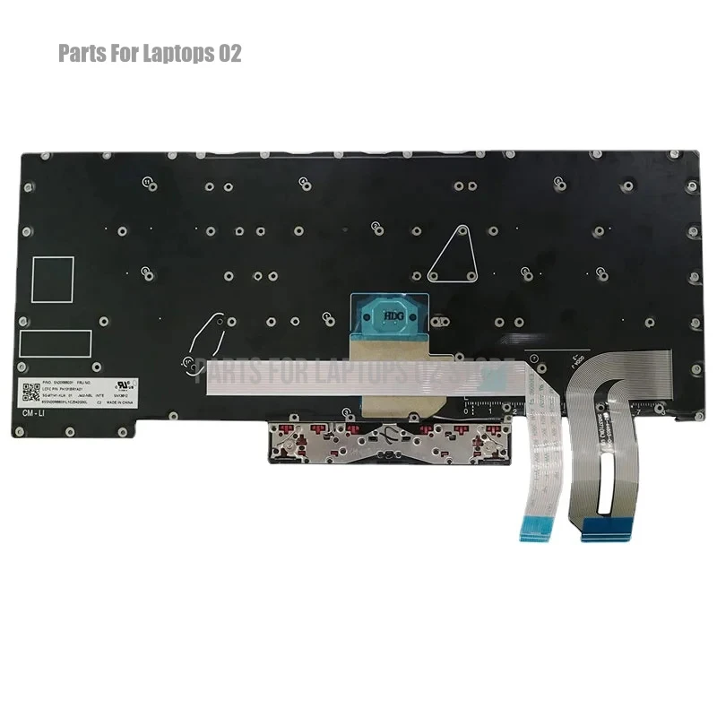 Сменная клавиатура US для ноутбуков Lenovo ThinkPad T490S T495S T14S P1 X1 Extreme Gen1 Gen2 без рамки (art.: 3920dbb9896a1) - 3920dbb9896a1