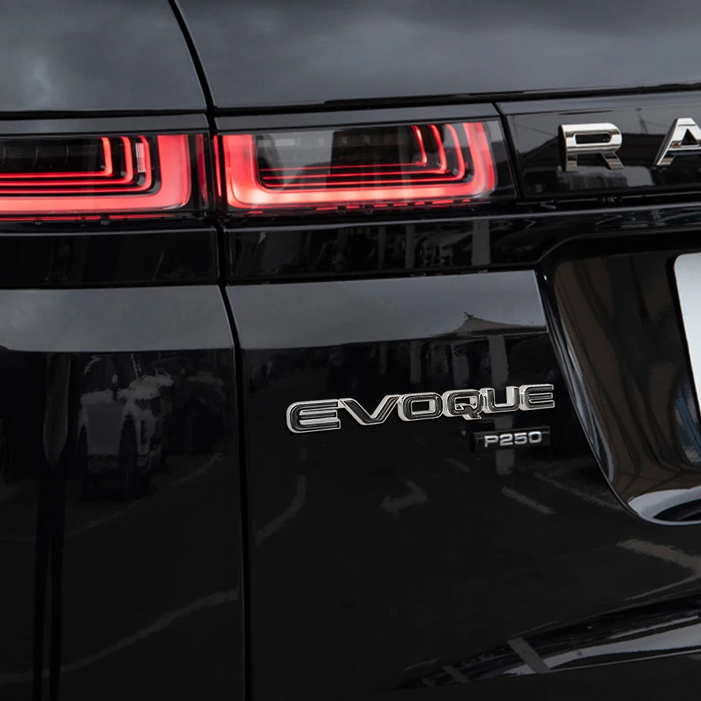 ABS автомобильный Стайлинг кузова боковое крыло задний багажник Evoque значок
