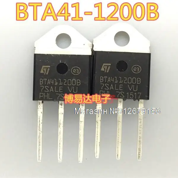 

10PCS/LOT BTA411200B BTA41-1200B 41A 1200V TO-P3