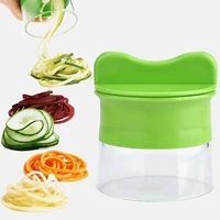 handheld spiralizer vegetable fruit slicer 4 in 1 adjustable spiral grater cutter salad tools noodle spaghetti zucchini maker