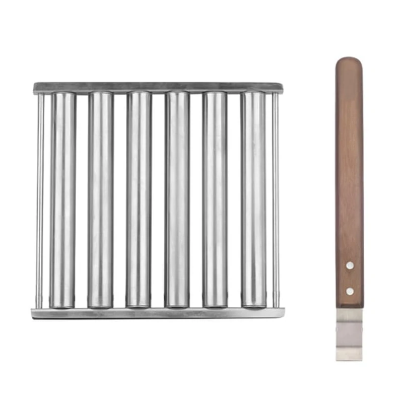 

Роликовый держатель для хот-догов, нержавеющая сталь, антипригарный, для барбекю, походов