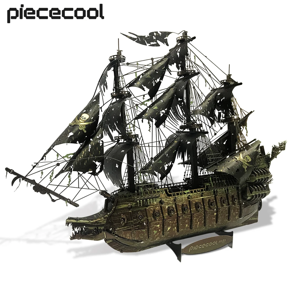 S The Flying Dutchman 3d Puzzle Metal Diy Set Jigsaw For Adult Gifts