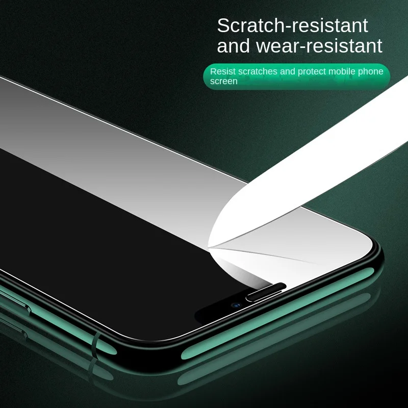 4PCS Tempered Glass Screen Protector for iPhone 12 Apple 14 Pro Max 13 11 XR 8 XS 7 Full Cover Protective Film Anti-fingerprint