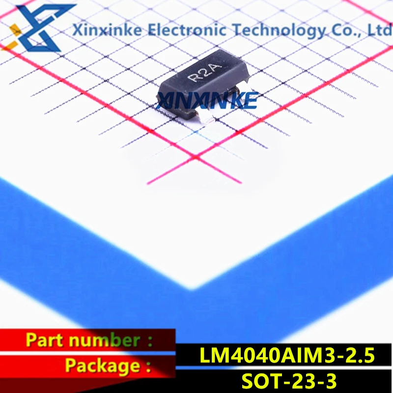 

LM4040AIM3-2.5 Mark:R2A SOT-23-3 Voltage References 100-ppm/ C precision micropower shunt voltage reference Brand New Original