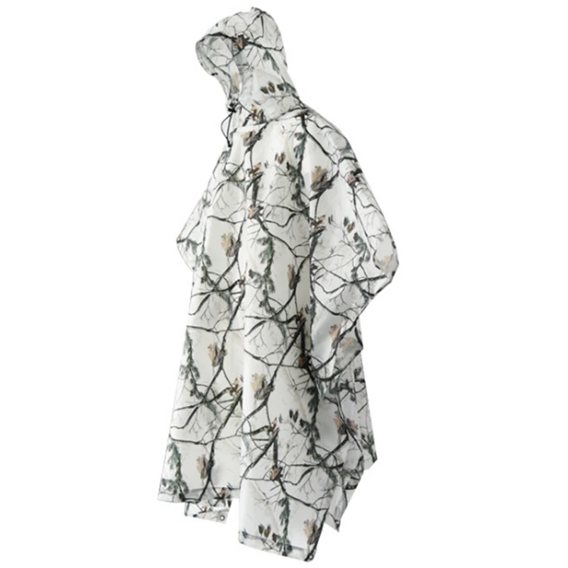 

3 in 1 Multifunctional Raincoat Backpack Rain Cover Hiking Cycling Poncho Waterproof Tent Camping Shade Tent Picnic Mat