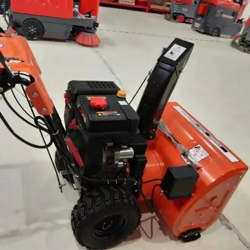 YG Walking Type 6.5Hp Power Snowplow Snow Sweeper for Removing and Cleaning Removal Machine Blowers