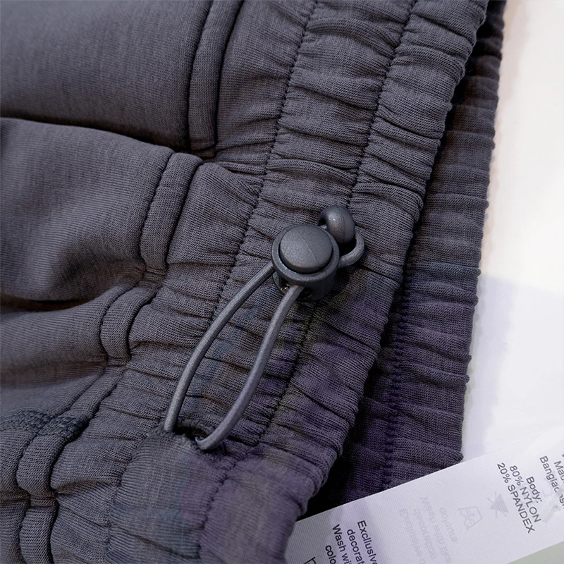 Yoga Soft Throwback Still High Waist Drawstring Pants High Stretch Nylon Women Casual Flare Pants Relaxed Fit with Slit Bottom