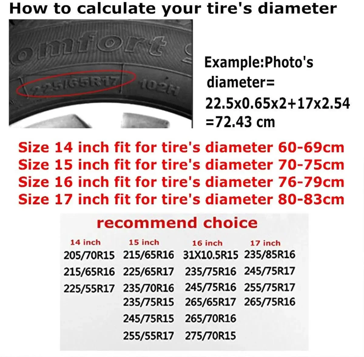 Delerain Horse Spare Tire Covers for RV Trailer SUV Truck and Many Vehicle Wheel Sun Protector Waterproof (14 Inch