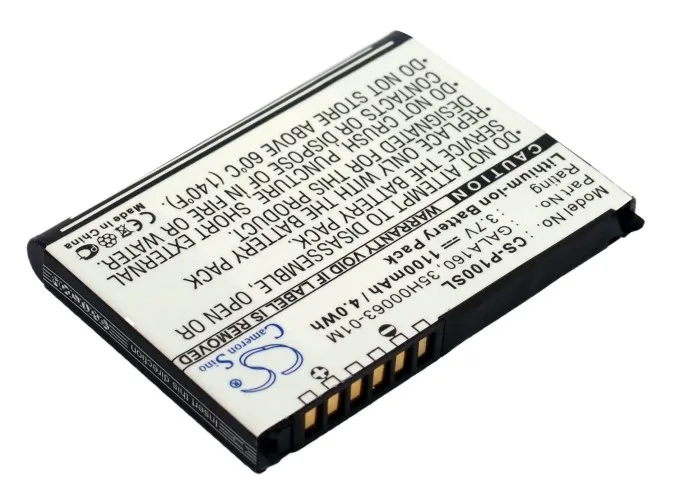 Фото Сменный аккумулятор CS для HTC, Qtek, CyberBank, I-Mate, Dopod, Pharos Galaxy, артикул: GALA160, 1100 мАч / 4.07 Втч №3