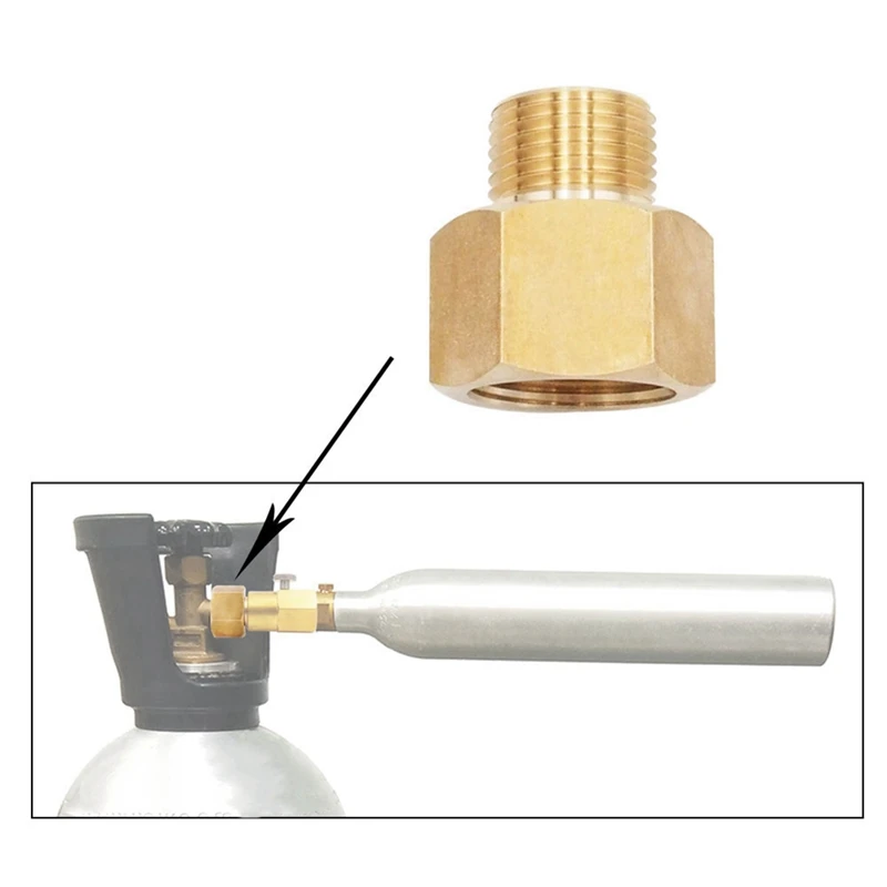 Конвертер G3/4 CO2 Резьбовой Адаптер для регулятора бака наполнитель зарядного