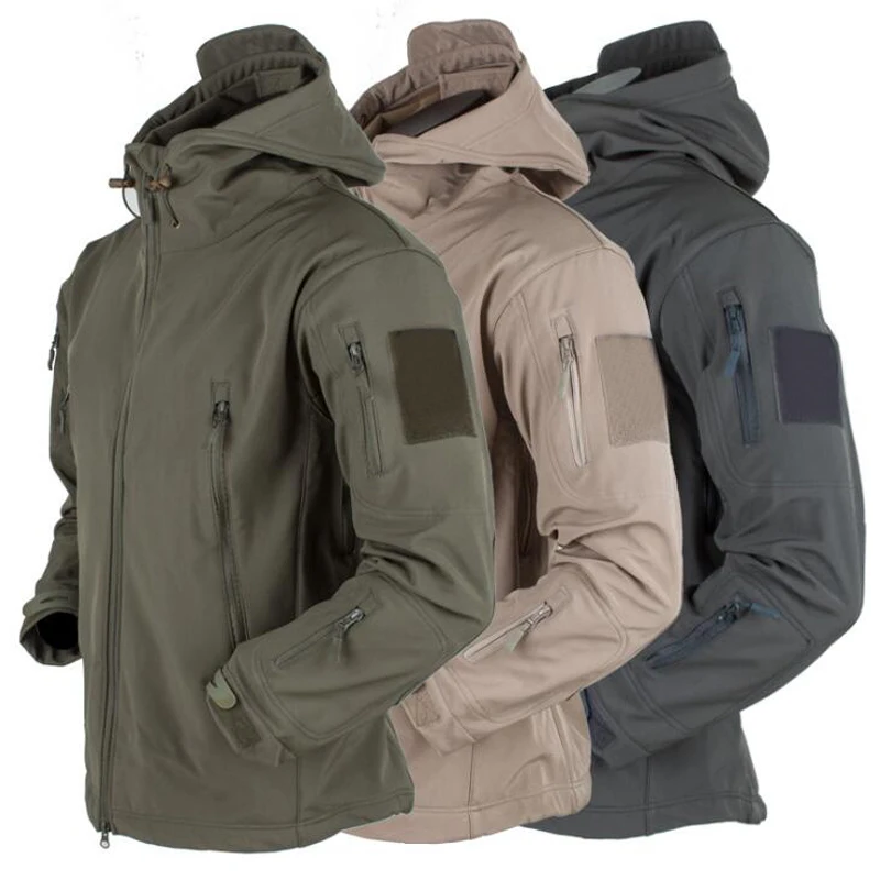 Military Combat Soft Shell Army Jackets Techwear Windproof W