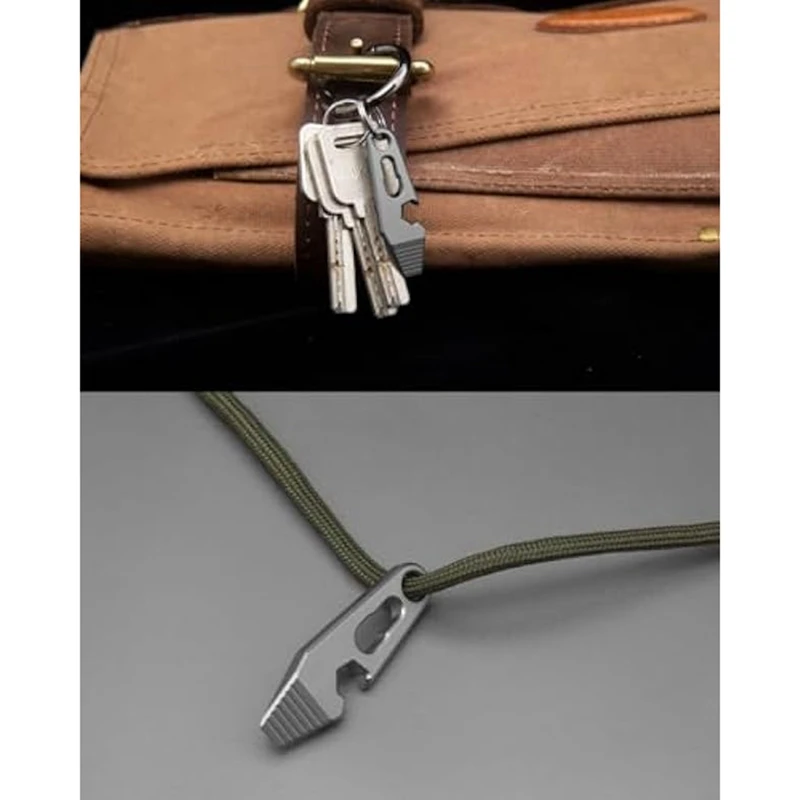 Мини-титановая монтировка маленькая брелок многофункциональный инструмент