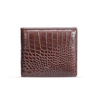 fashion short business genuine leather small wallet high quality luxury bifold zero purses leisure handbag mens casual purse