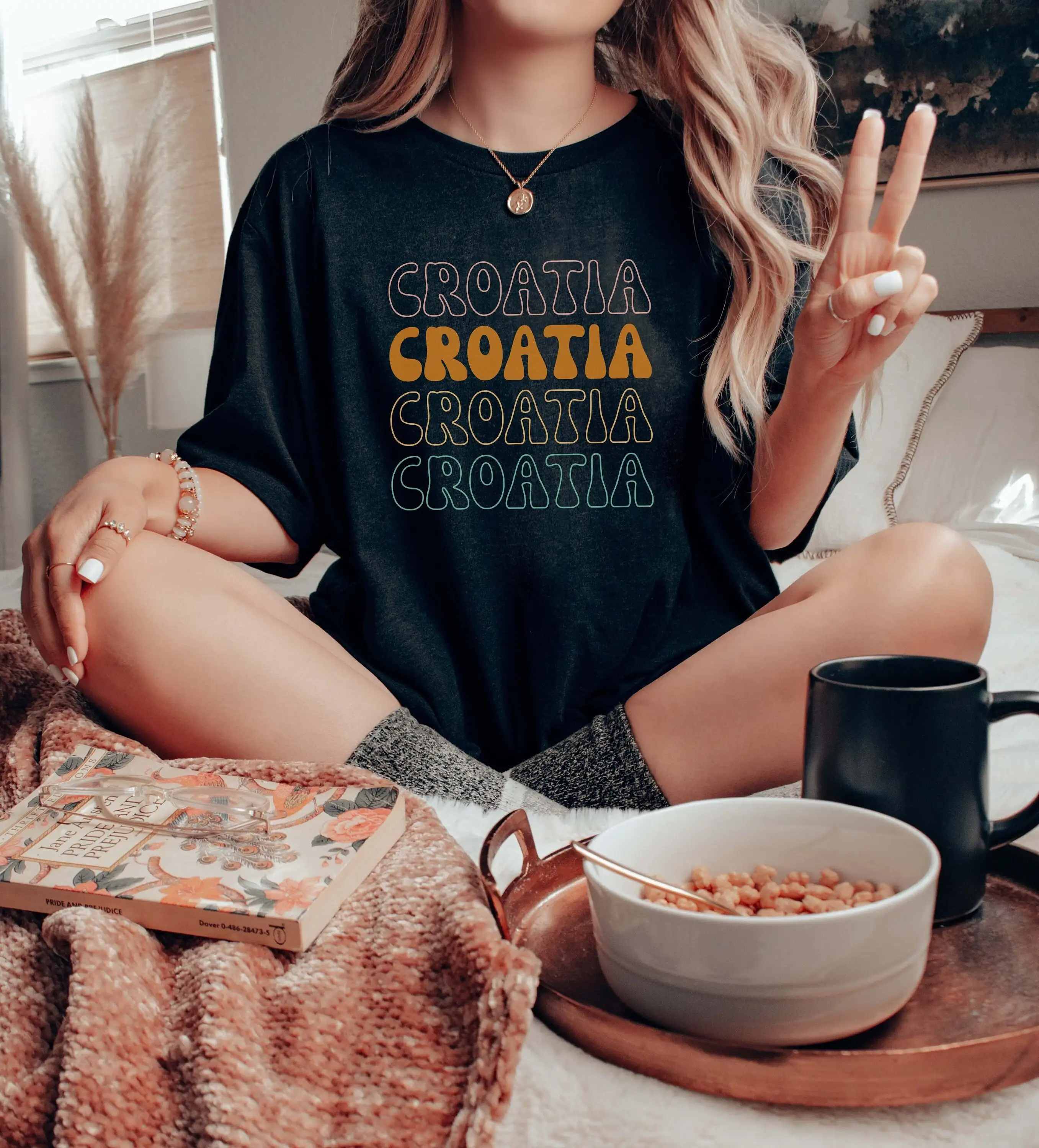 Футболка Croatia Express Your Croatian Spirit с нашей стильной гордостью Балка для нее