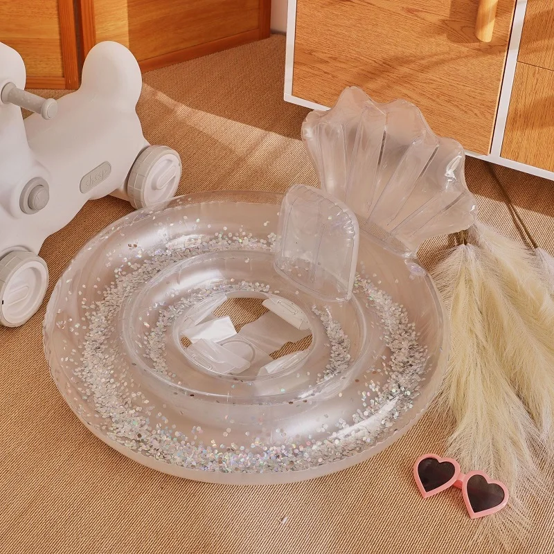 Rooxin детское плавающее кольцо для бассейна прозрачная оболочка со спинкой водное