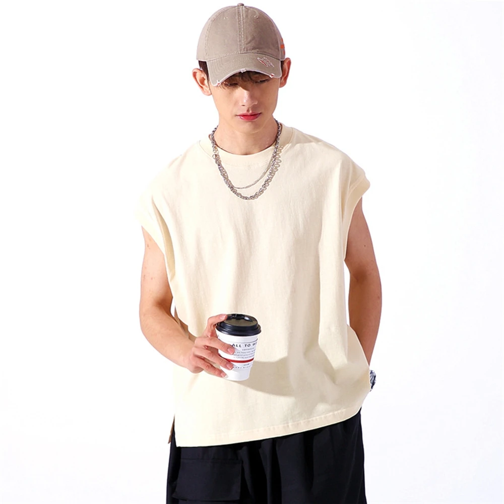 

Г/кв. М, 100% хлопок, уличная одежда большого размера, мужской жилет с индивидуальным принтом