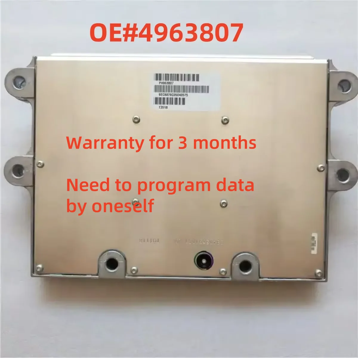 Фото Высокое качество 4963807 P4963807 Papan Komputer Mesin Baru Asli ECU ECM для Mesin Cummins ISM QSM CM876 №1