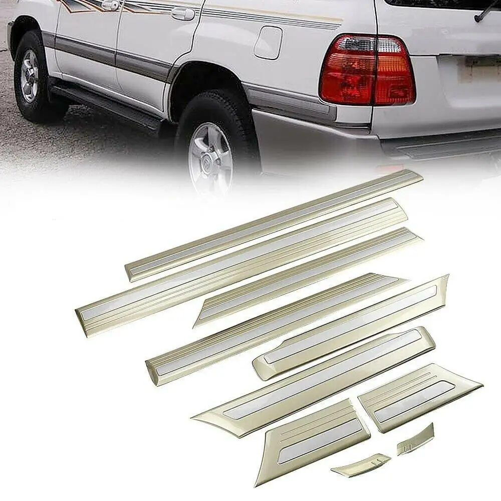 Золотая дверь боковой молдинг крыло для Toyo ta Land Cruiser 100 LC100 FJ100 аксессуары 1998 - 2007