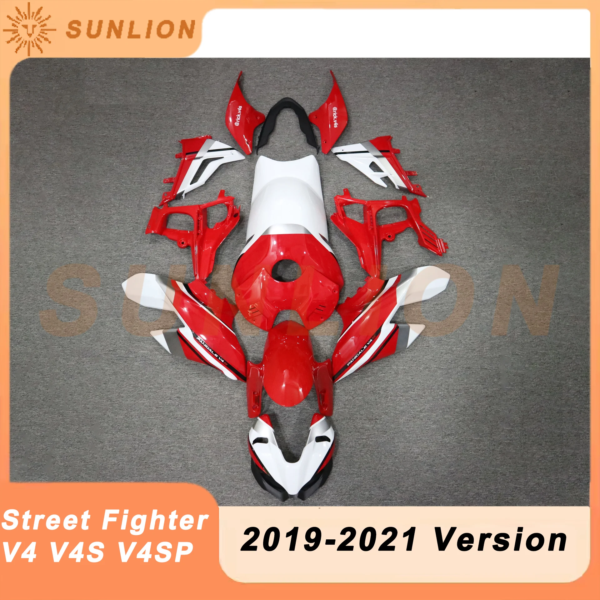 

Motorcycle Full Body Kits Fairings For DUCATI Street Fighter StreetFighter V4 / V4S / V4SP 2019 - 2021