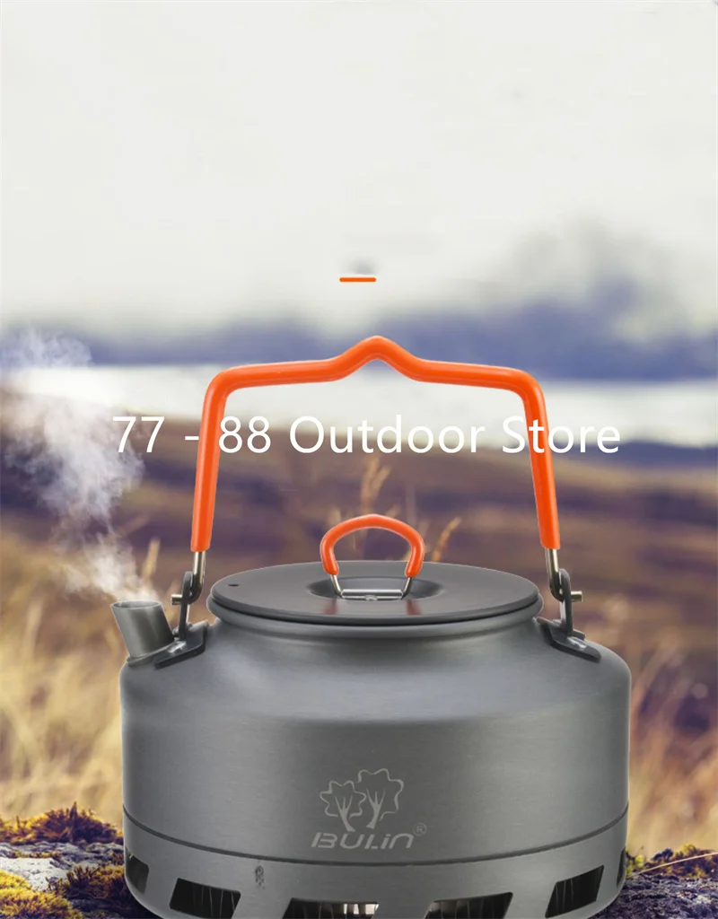 

Bulin BL200-L1/L2 1.1ml/1.6ml Outdoor Teapot Stove Set Camping Tea Making Camping Kettle Coffee Pot Portable Kettle