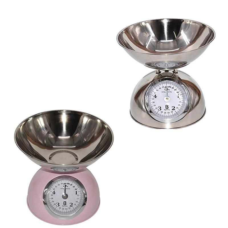 

Precise Household Restaurant Kitchen Stainless Steel Scale Small Baking Food Scale Retro Small Table Scale